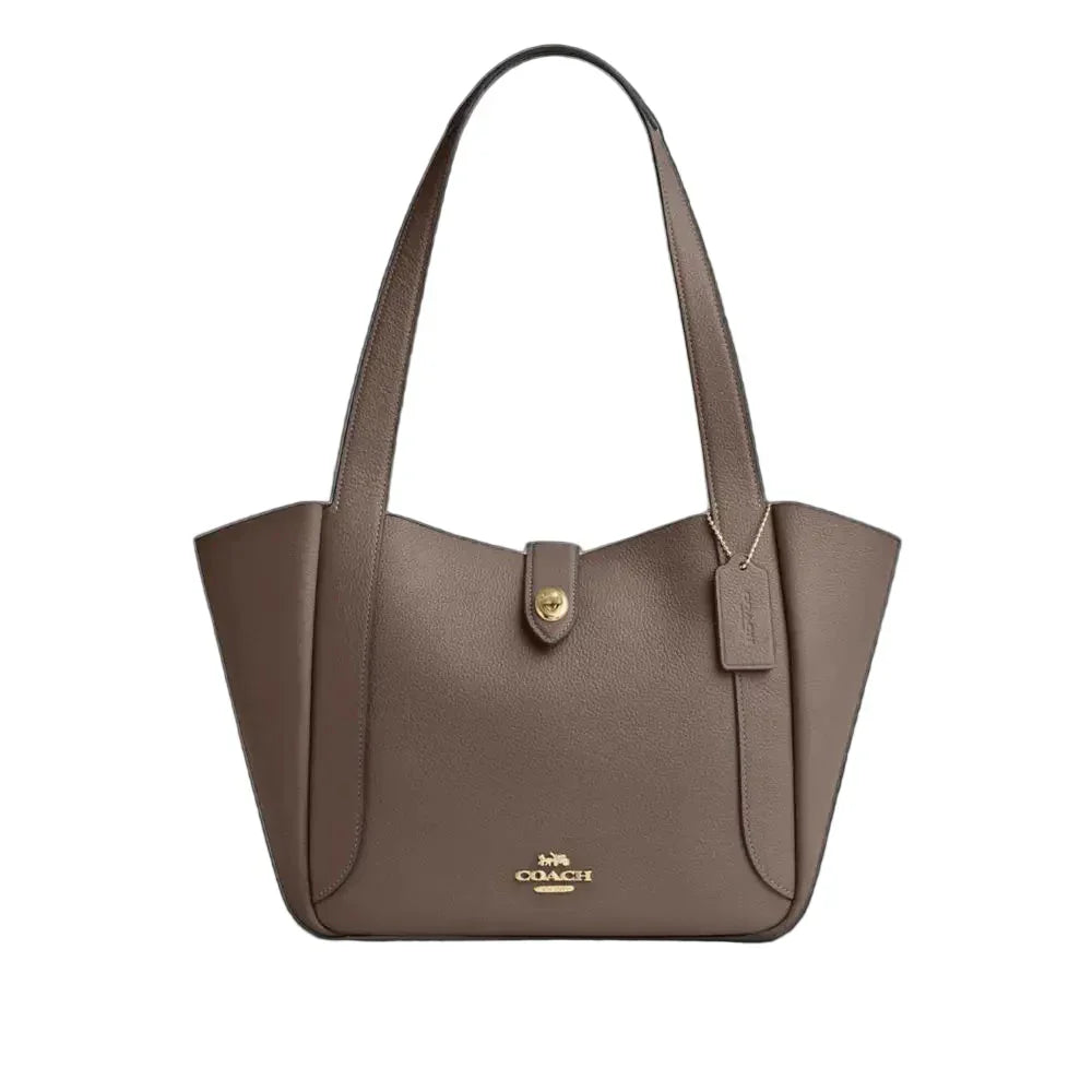 Die Hadley Turnlock Tragetasche – Gold/Dark Stone