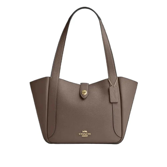 Die Hadley Turnlock Tragetasche – Gold/Dark Stone
