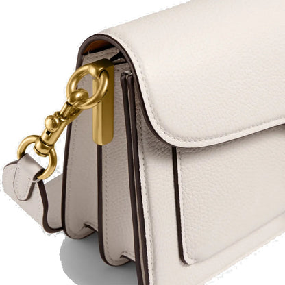 Tabby Shoulder Bag  26 - Brass/Chalk