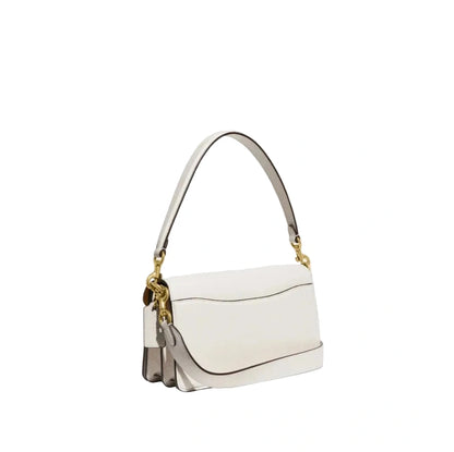Tabby Shoulder Bag  26 - Brass/Chalk